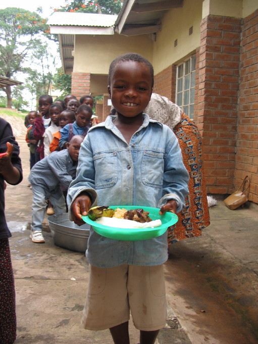 Child with a Meal
